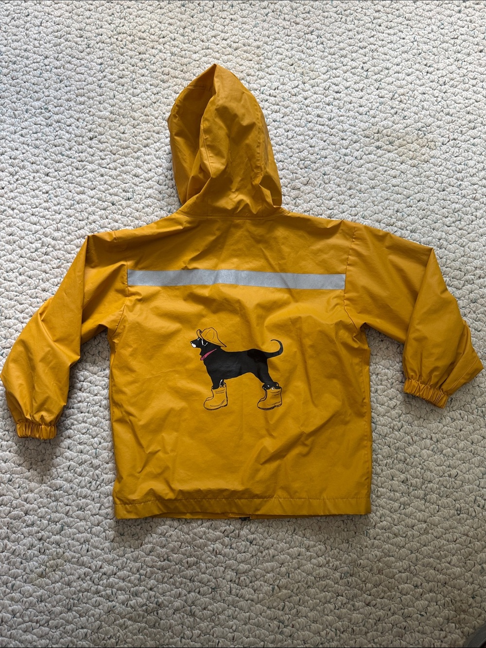 The Black Dog Kids Hooded Raincoat